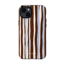 Cocoa Ribbon phone case on iPhone 14 Plus, Dual Layer