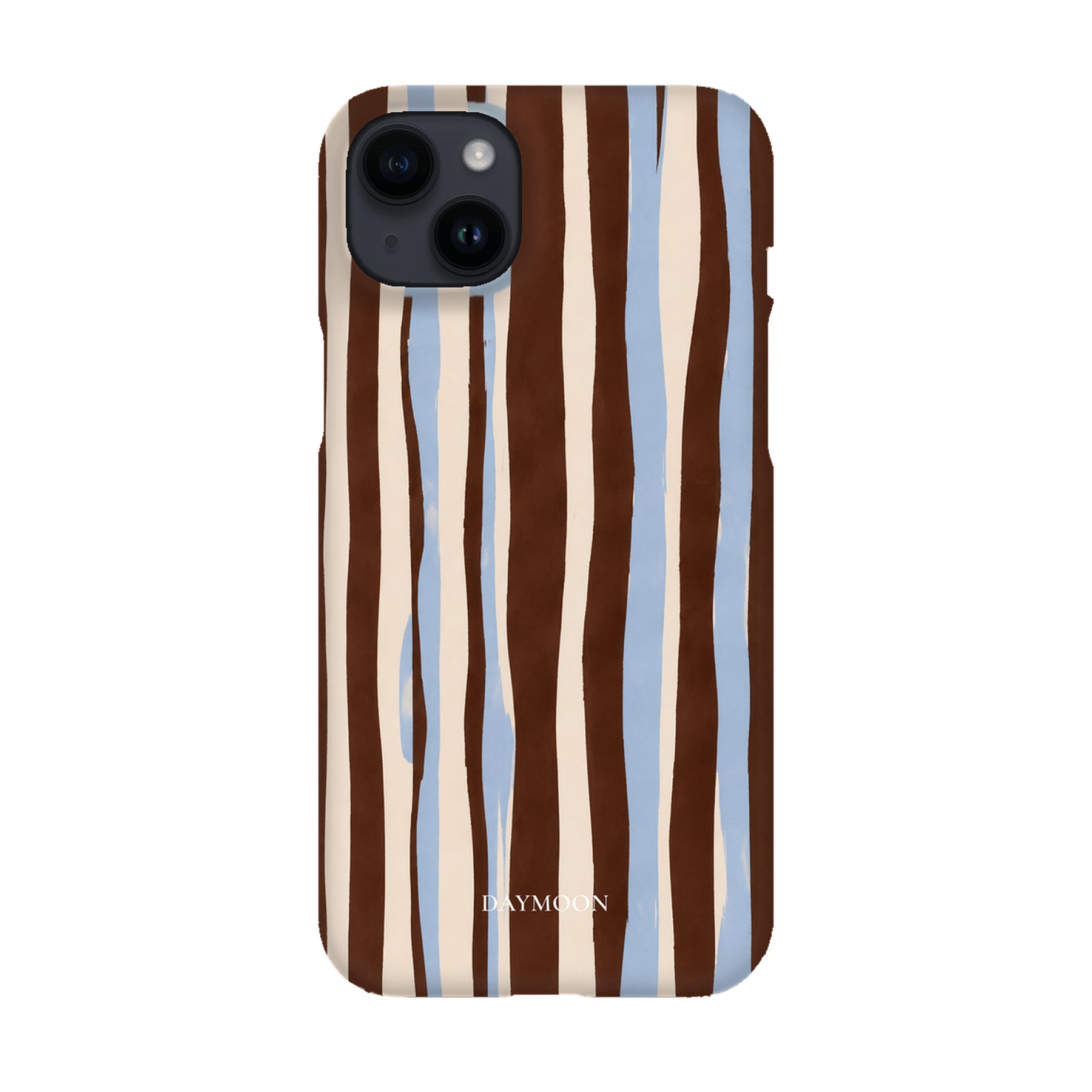 Cocoa Ribbon phone case on iPhone 14 Plus, Single Layer