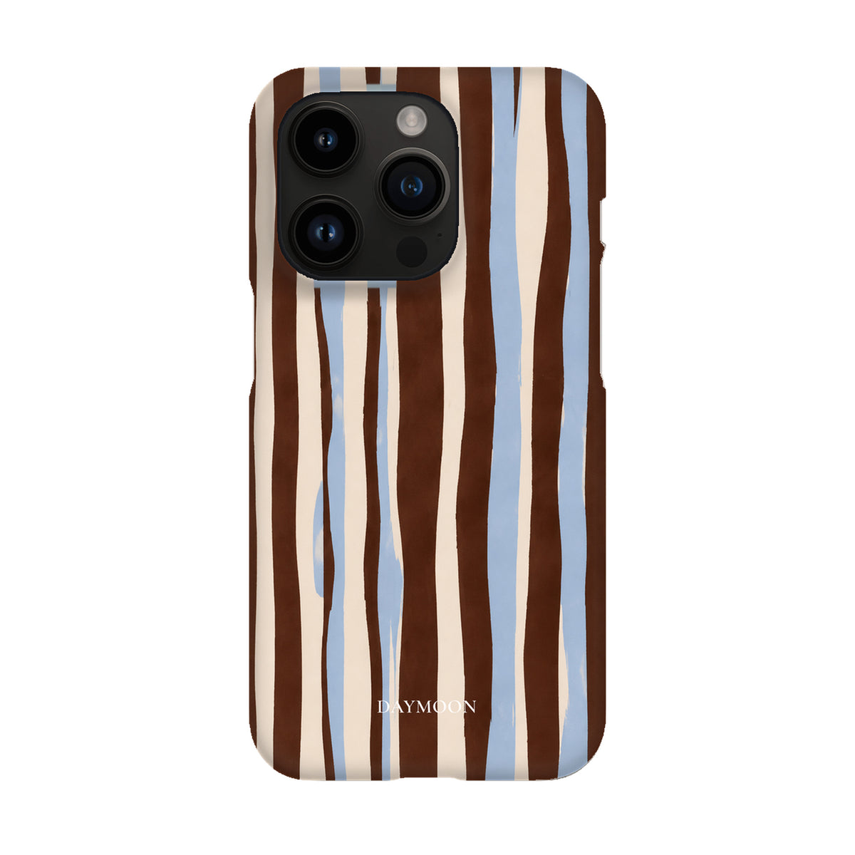Cocoa Ribbon phone case on iPhone 14 Pro, Single Layer