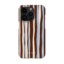 Cocoa Ribbon phone case on iPhone 14 Pro, Single Layer