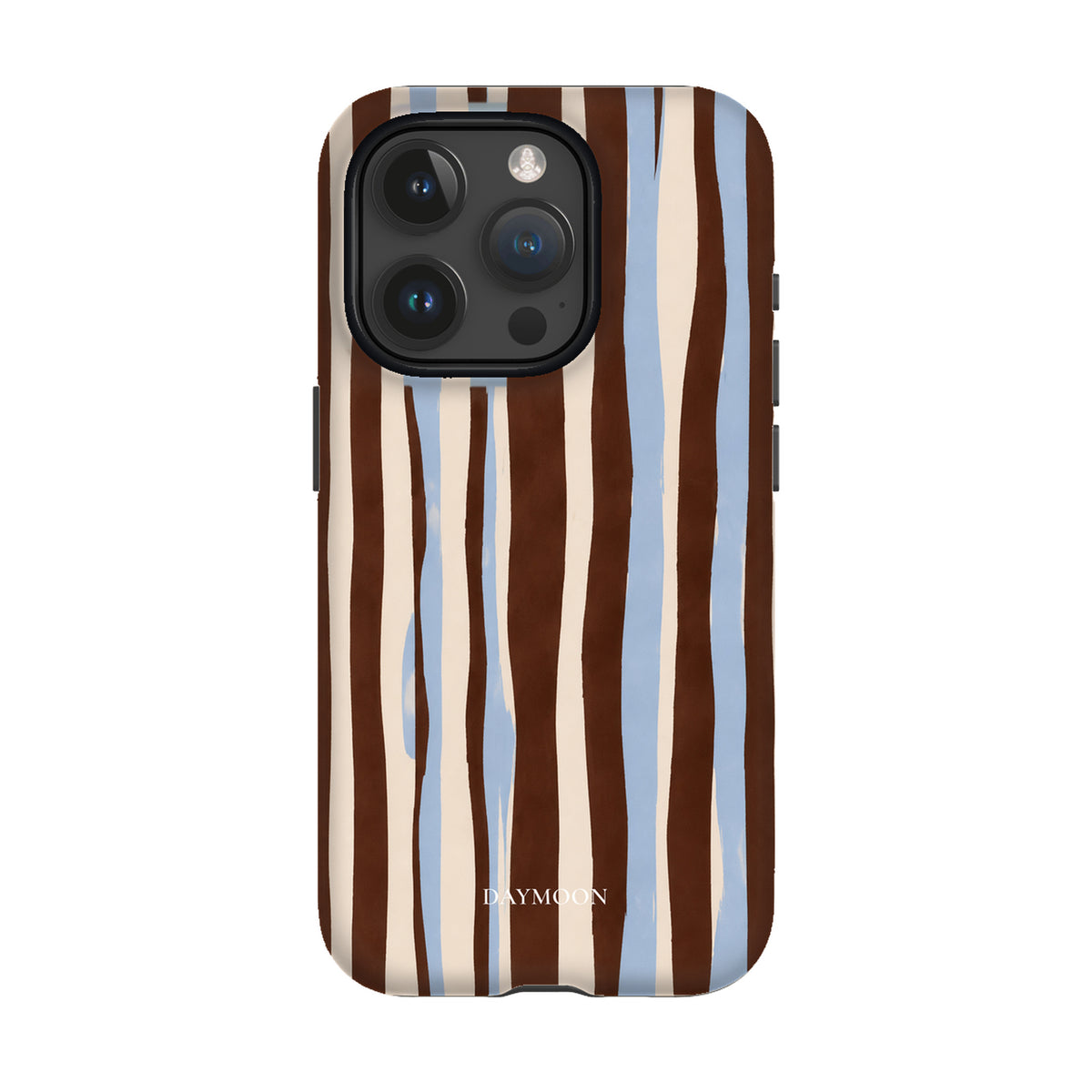 Cocoa Ribbon phone case on iPhone 15 Pro, Dual Layer