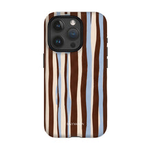 Cocoa Ribbon phone case on iPhone 15 Pro, Dual Layer