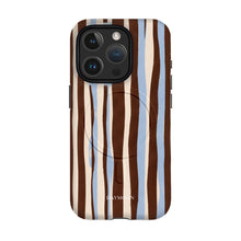 Cocoa Ribbon phone case on iPhone 15 Pro, Dual Layer MagSafe