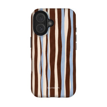 Cocoa Ribbon phone case on iPhone 16, Dual Layer