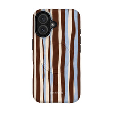 Cocoa Ribbon phone case on iPhone 16, Dual Layer MagSafe