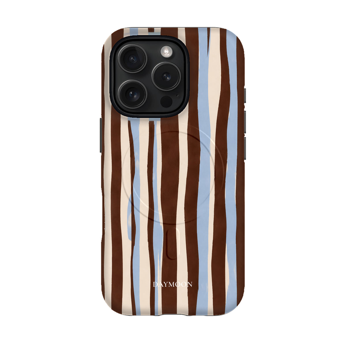 Cocoa Ribbon phone case on iPhone 16 Pro, Dual Layer MagSafe