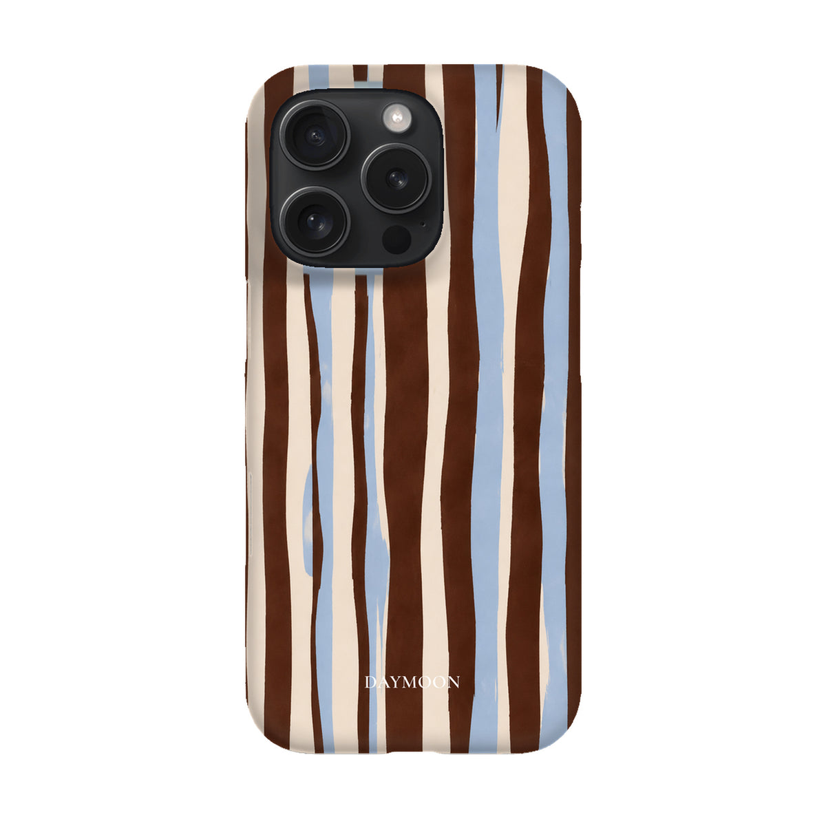 Cocoa Ribbon phone case on iPhone 16 Pro, Single Layer