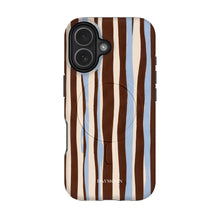 Cocoa Ribbon phone case on iPhone 17, Dual Layer MagSafe