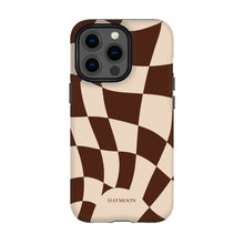 Cocoa Ripple phone case on iPhone 13 Pro, Dual Layer