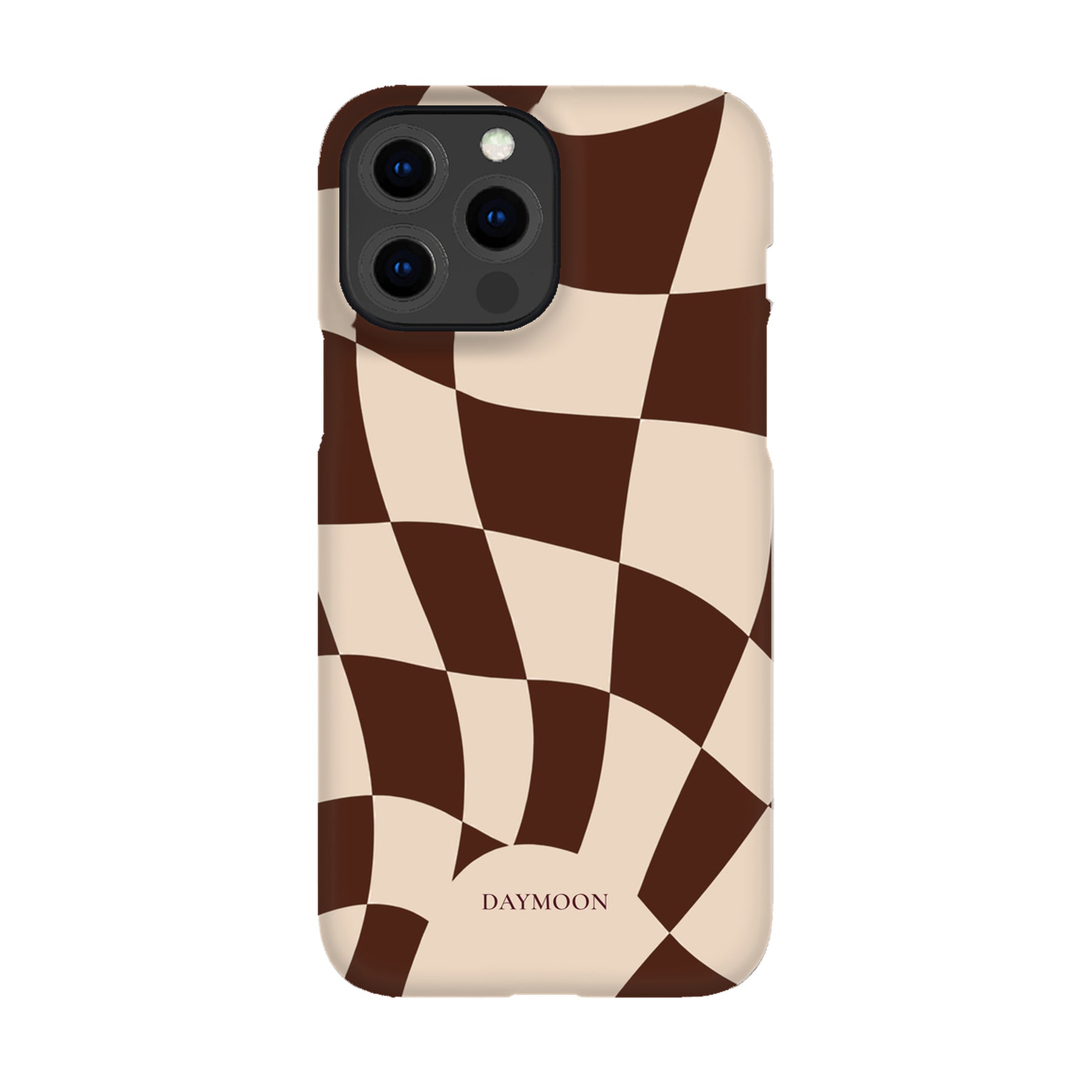 Cocoa Ripple phone case on iPhone 13 Pro Max, Single Layer