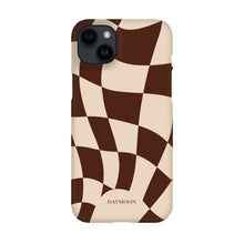 Cocoa Ripple phone case on iPhone 14 Plus, Single Layer