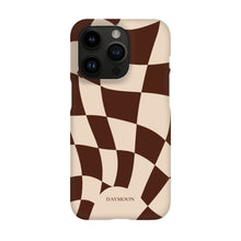 Cocoa Ripple phone case on iPhone 14 Pro, Single Layer