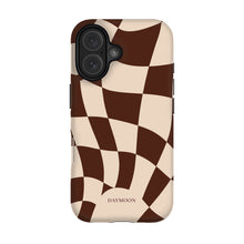 Cocoa Ripple phone case on iPhone 16, Dual Layer