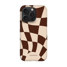 Cocoa Ripple phone case on iPhone 16 Pro, Single Layer