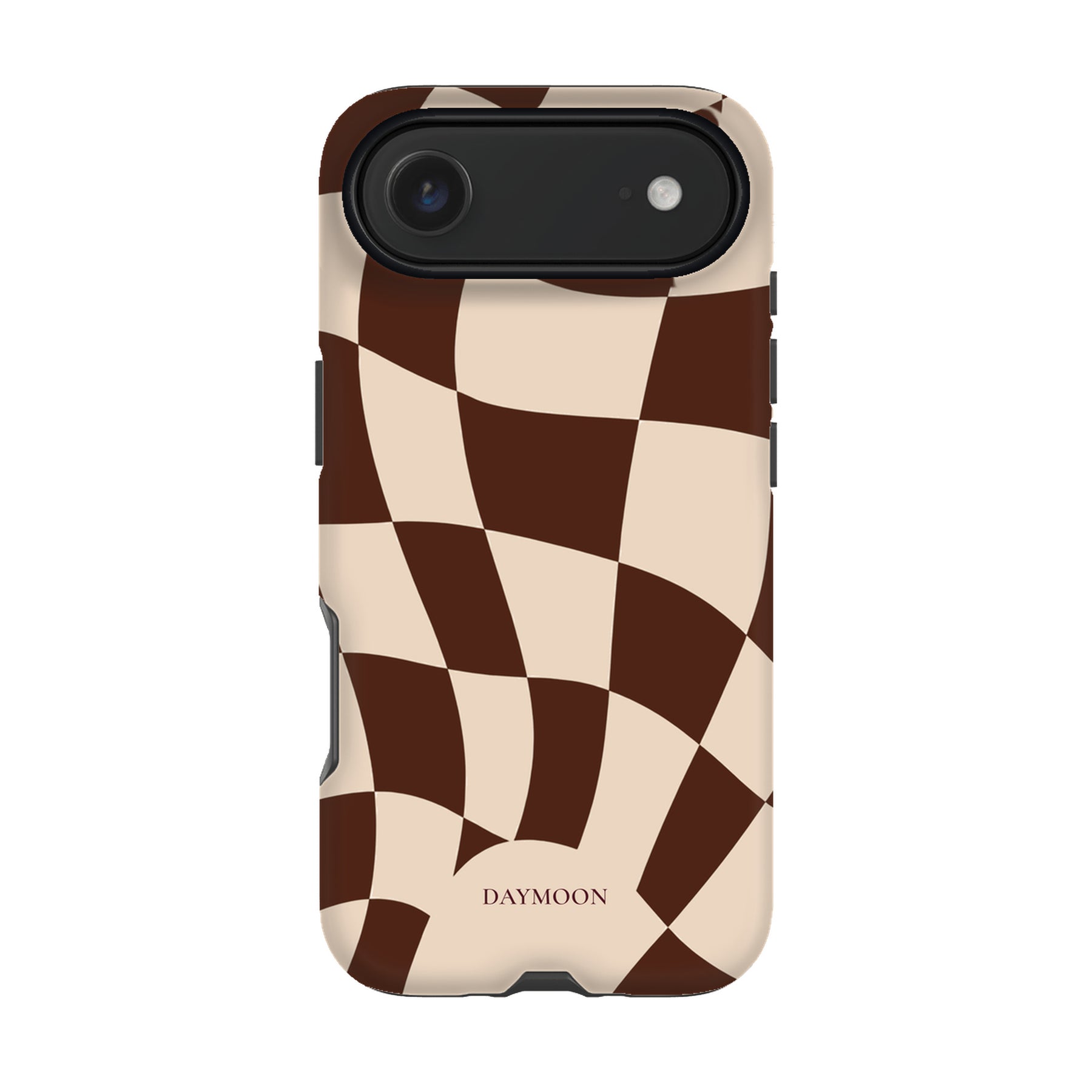 Cocoa Ripple phone case on iPhone 17 Air, Dual Layer