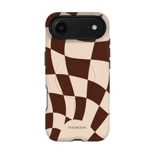 Cocoa Ripple phone case on iPhone 17 Air, Dual Layer MagSafe