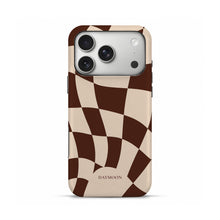 Cocoa Ripple phone case on iPhone 17 Pro, Dual Layer