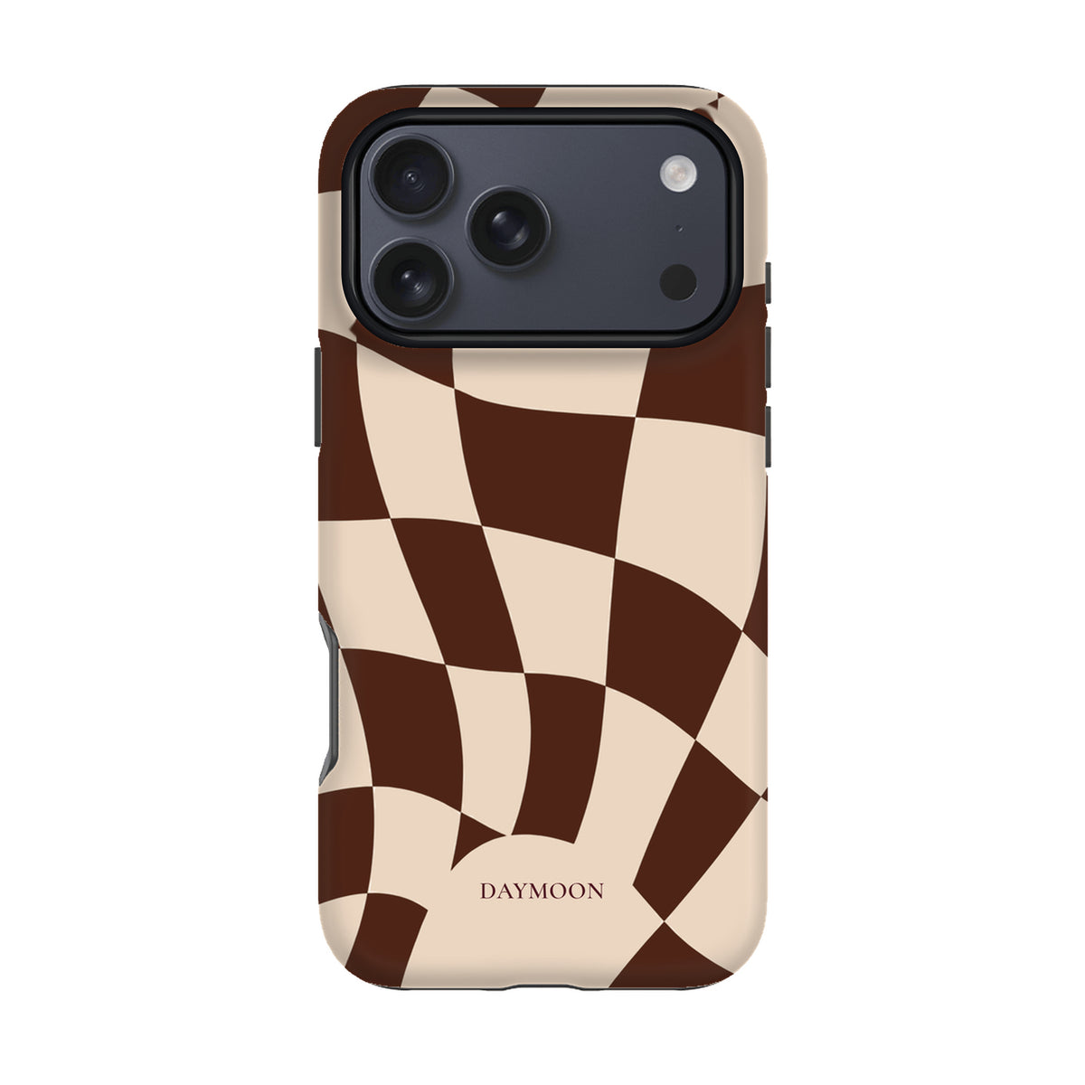 Cocoa Ripple phone case on iPhone 17 Pro Max, Dual Layer