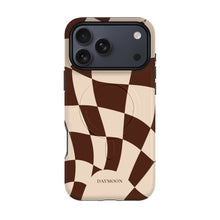 Cocoa Ripple phone case on iPhone 17 Pro Max, Dual Layer MagSafe