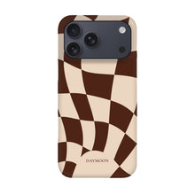 Cocoa Ripple phone case on iPhone 17 Pro Max, Single Layer