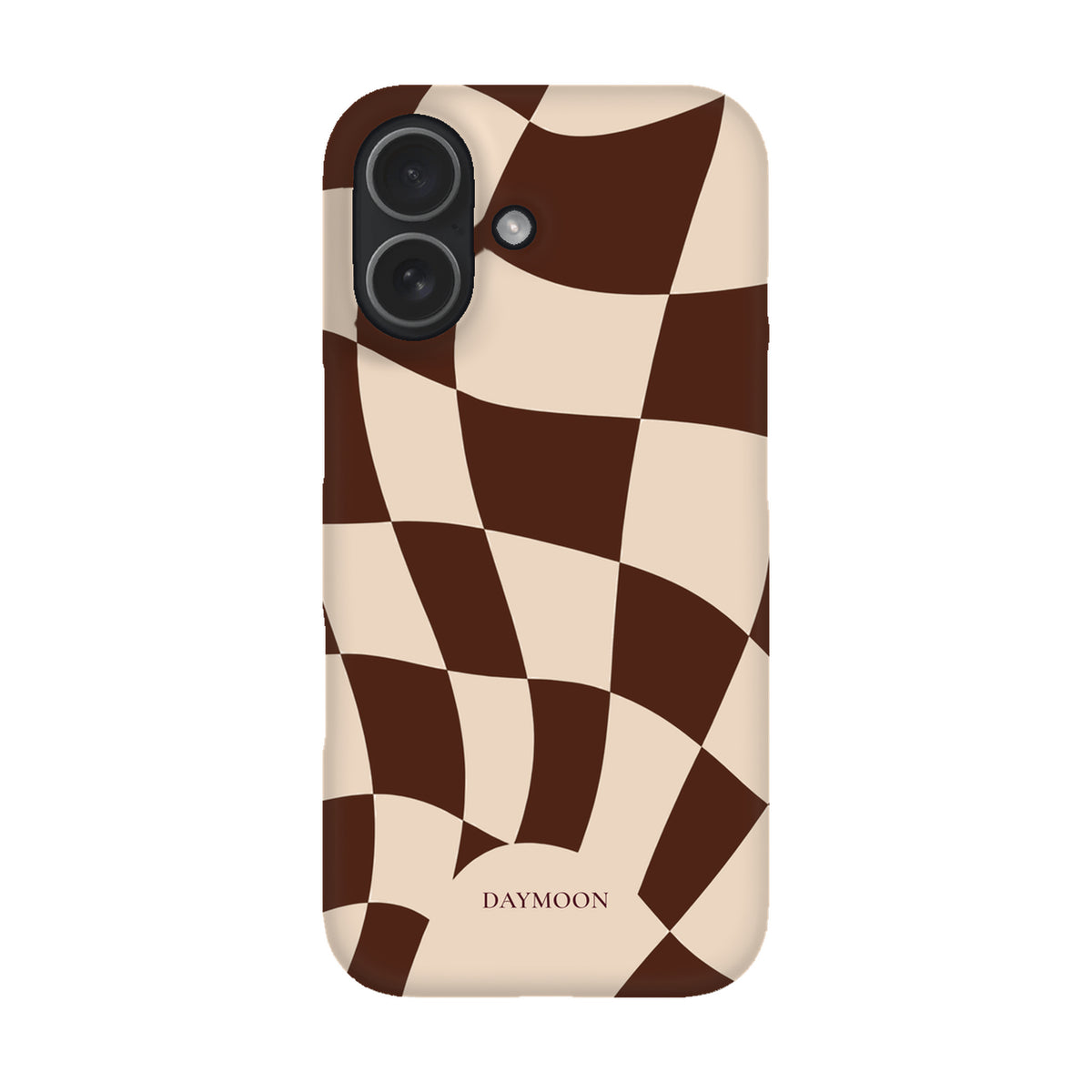 Cocoa Ripple phone case on iPhone 17, Single Layer