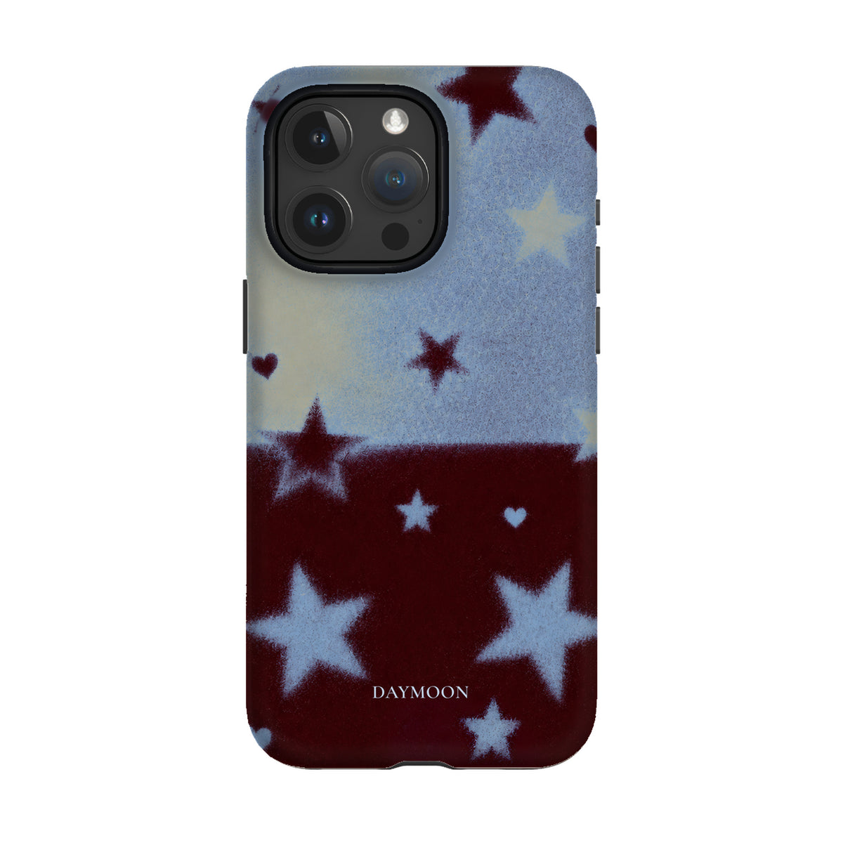 Velvet Starlight phone case on iPhone 15 Pro Max, Dual Layer