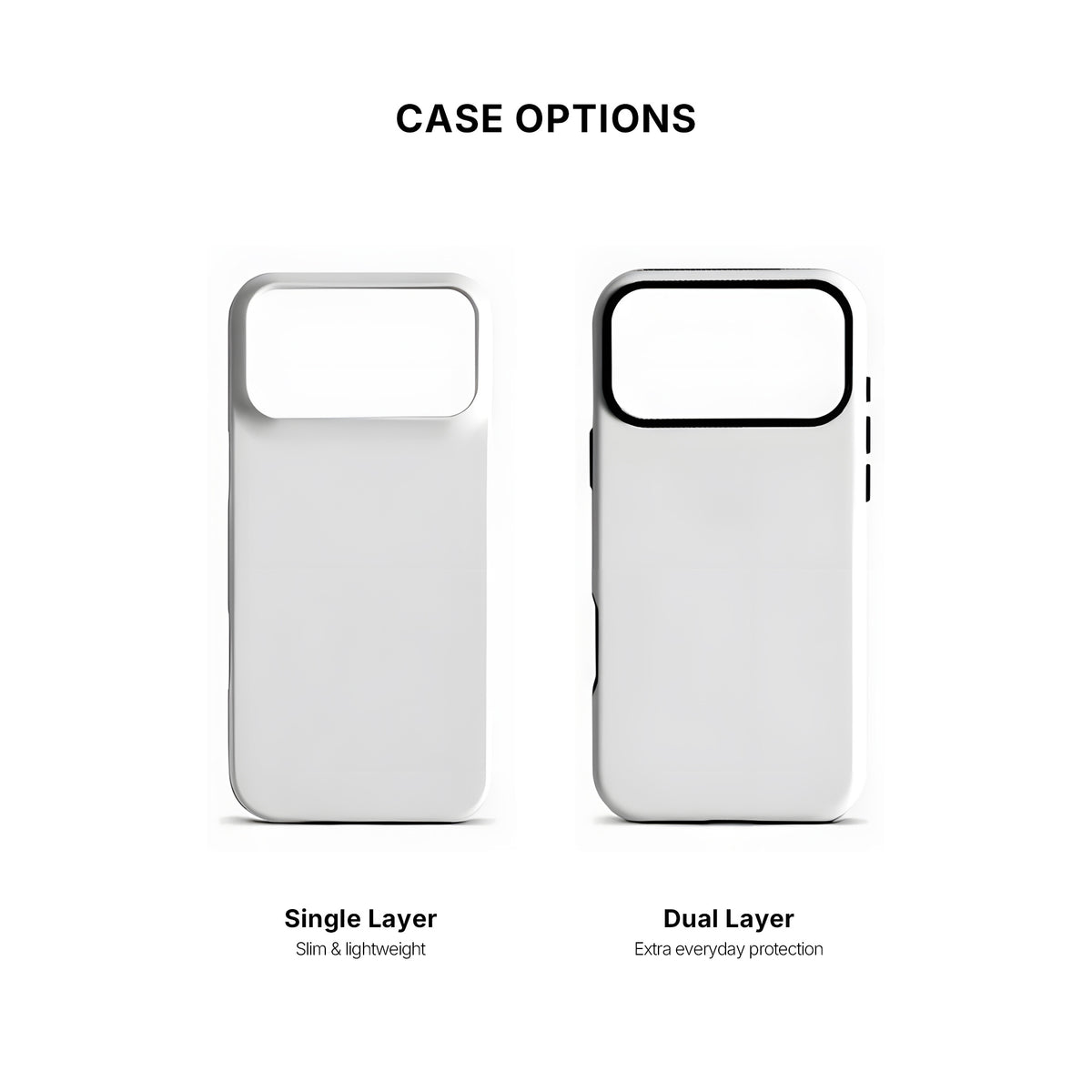 Cocoa Rhythm phone case, case type comparison