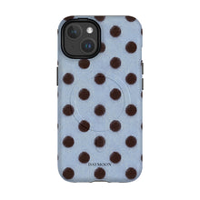 Cocoa Rhythm phone case on iPhone 14, Dual Layer MagSafe