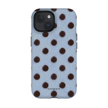 Cocoa Rhythm phone case on iPhone 15, Dual Layer