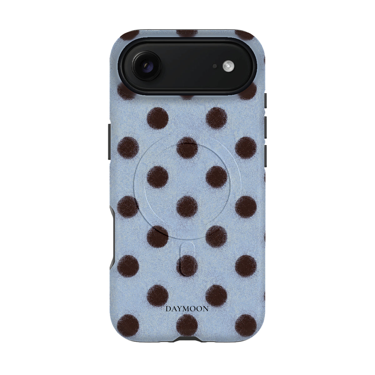 Cocoa Rhythm phone case on iPhone 17 Air, Dual Layer MagSafe