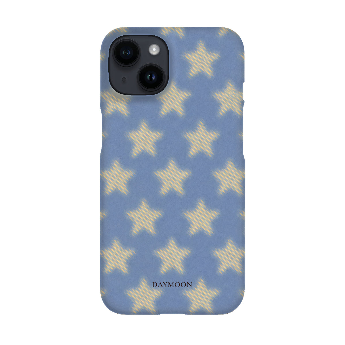 Dusky Stars phone case on iPhone 14, Single Layer