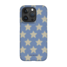 Dusky Stars phone case on iPhone 15 Pro, Single Layer