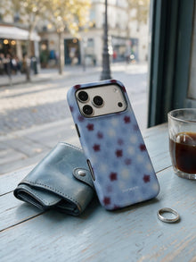 Pointed Star phone case in an everyday daily still life scene