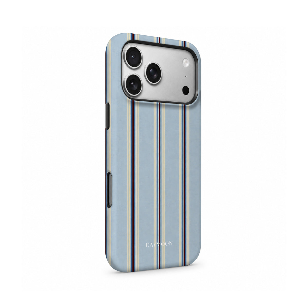 Dusty Stripe phone case, Dual Layer left side