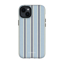 Dusty Stripe phone case on iPhone 14 Plus, Dual Layer