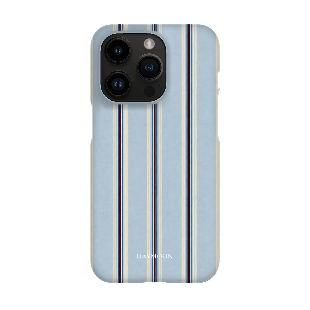 Dusty Stripe phone case on iPhone 14 Pro, Single Layer