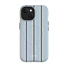 Dusty Stripe phone case on iPhone 15, Dual Layer MagSafe