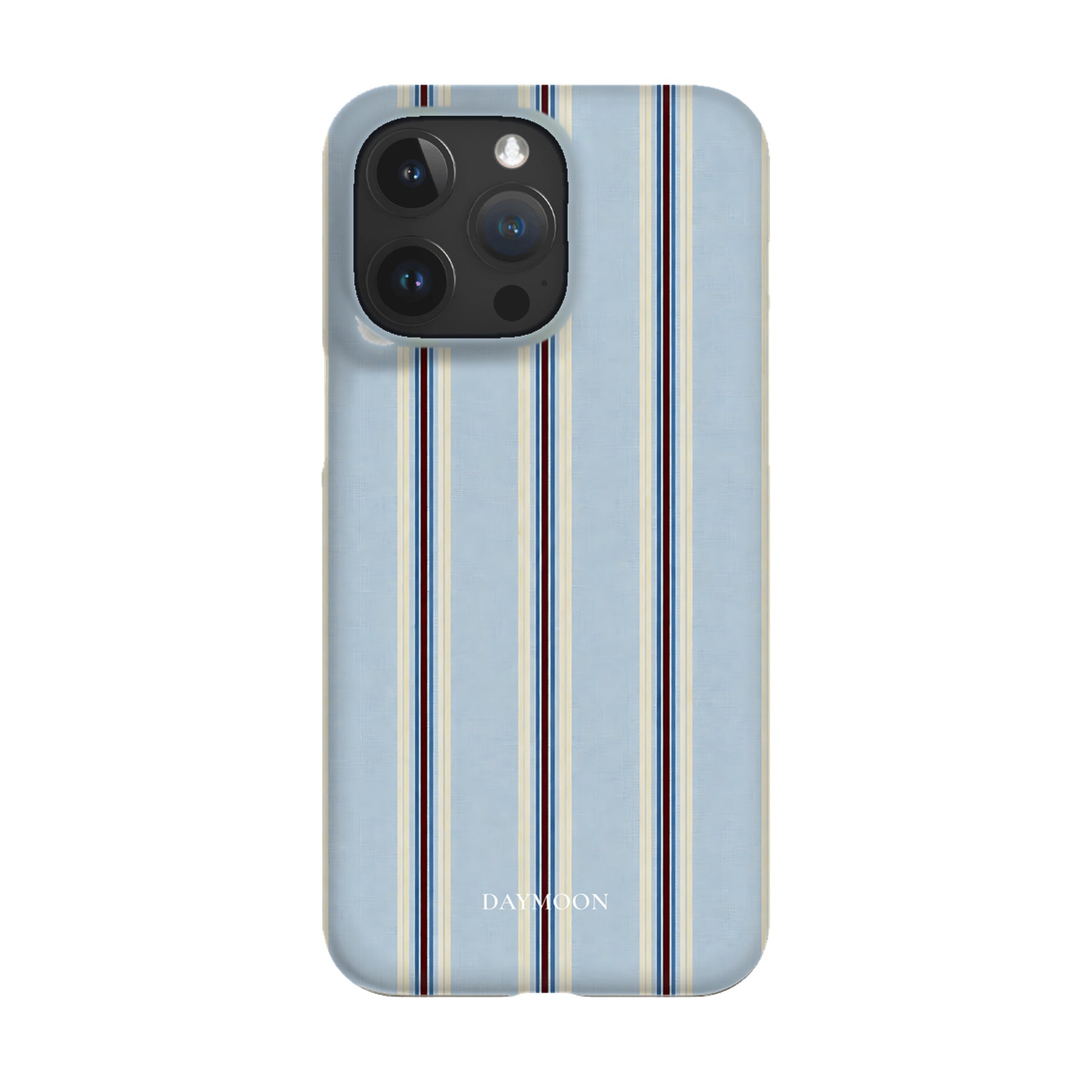 Dusty Stripe phone case on iPhone 15 Pro Max, Single Layer