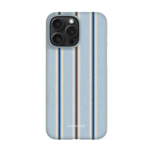 Dusty Stripe phone case on iPhone 16 Pro Max, Single Layer