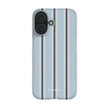 Dusty Stripe phone case on iPhone 16, Single Layer