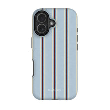 Dusty Stripe phone case on iPhone 17, Dual Layer