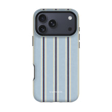 Dusty Stripe phone case on iPhone 17 Pro Max, Dual Layer