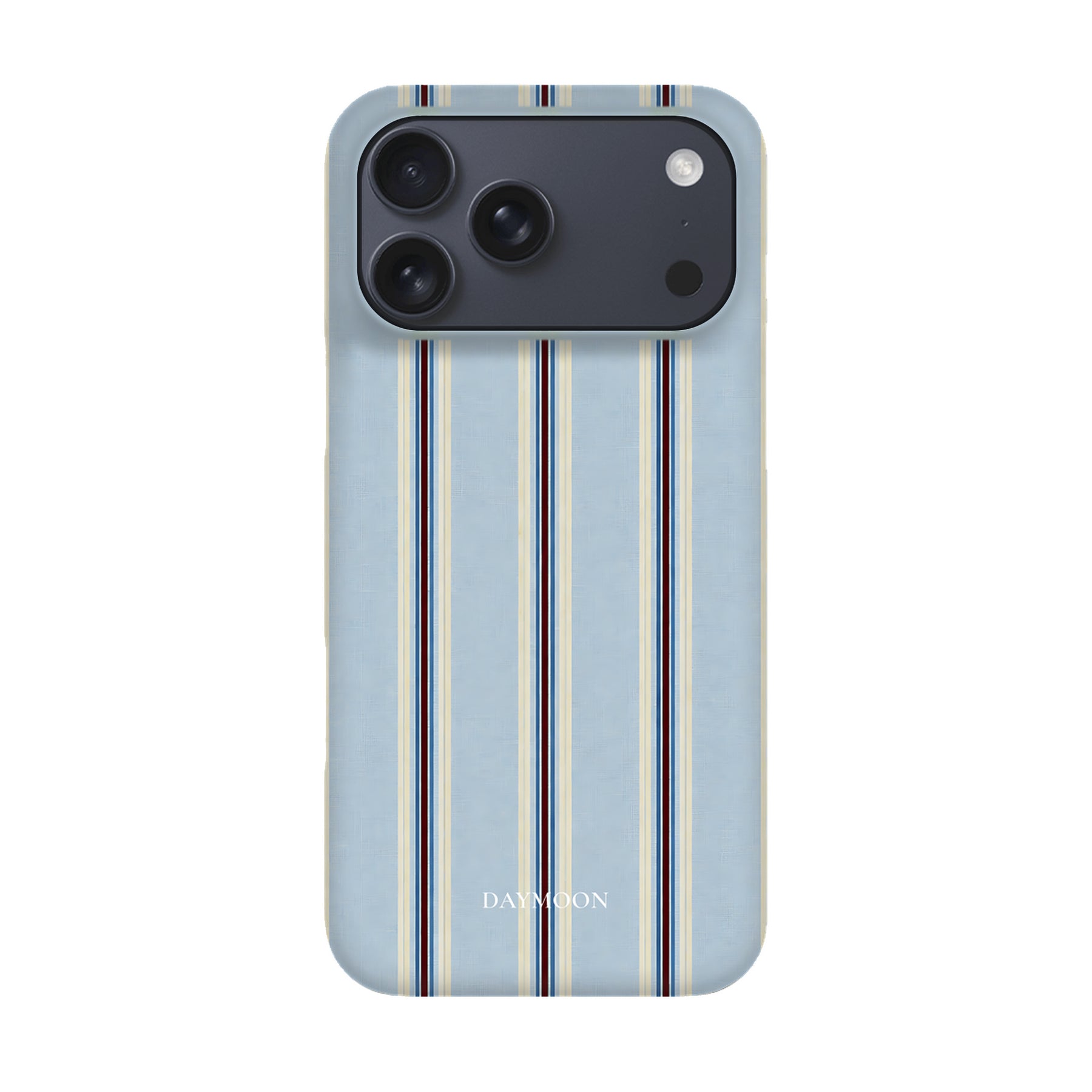 Dusty Stripe phone case on iPhone 17 Pro Max, Single Layer
