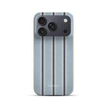 Dusty Stripe phone case on iPhone 17 Pro, Single Layer