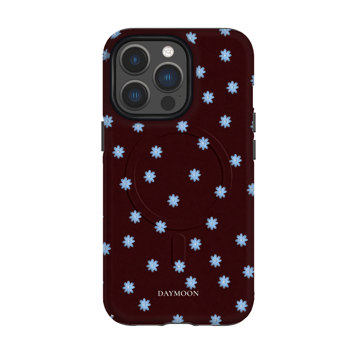 Wine Bloom phone case on iPhone 13 Pro, Dual Layer MagSafe