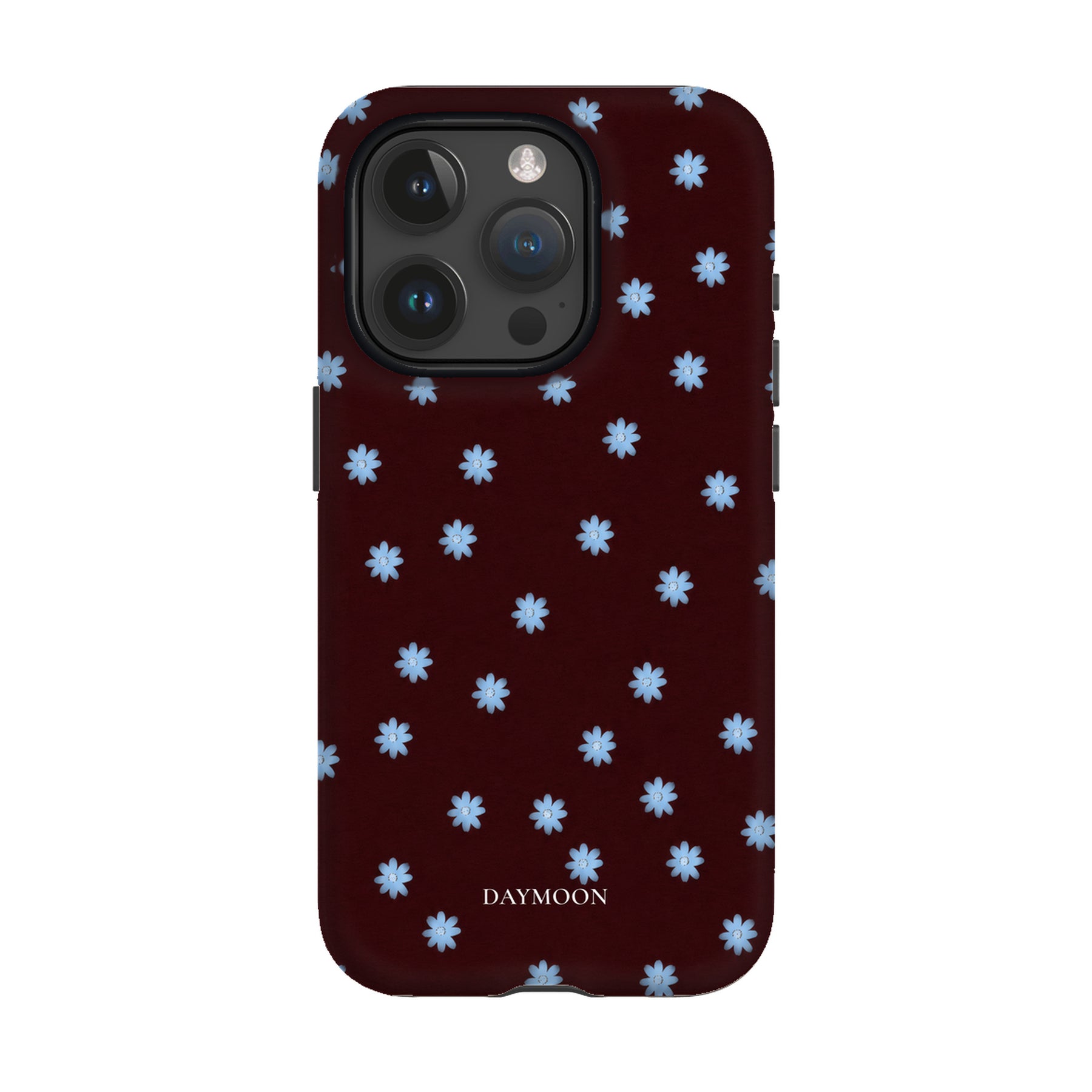 Wine Bloom phone case on iPhone 15 Pro, Dual Layer
