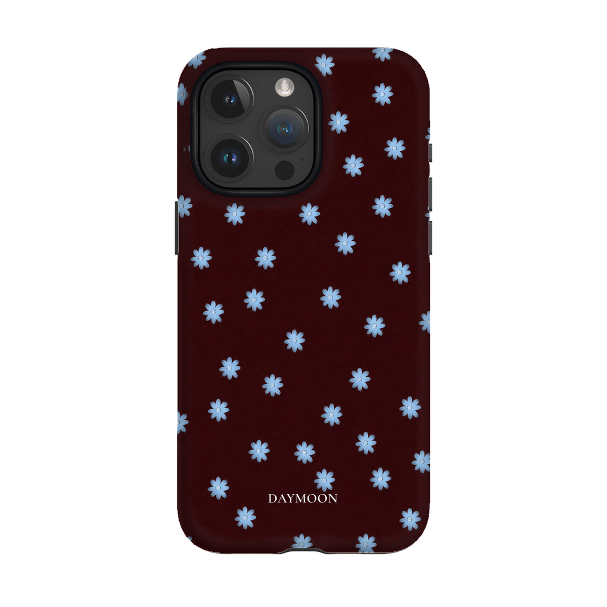 Wine Bloom phone case on iPhone 15 Pro Max, Dual Layer