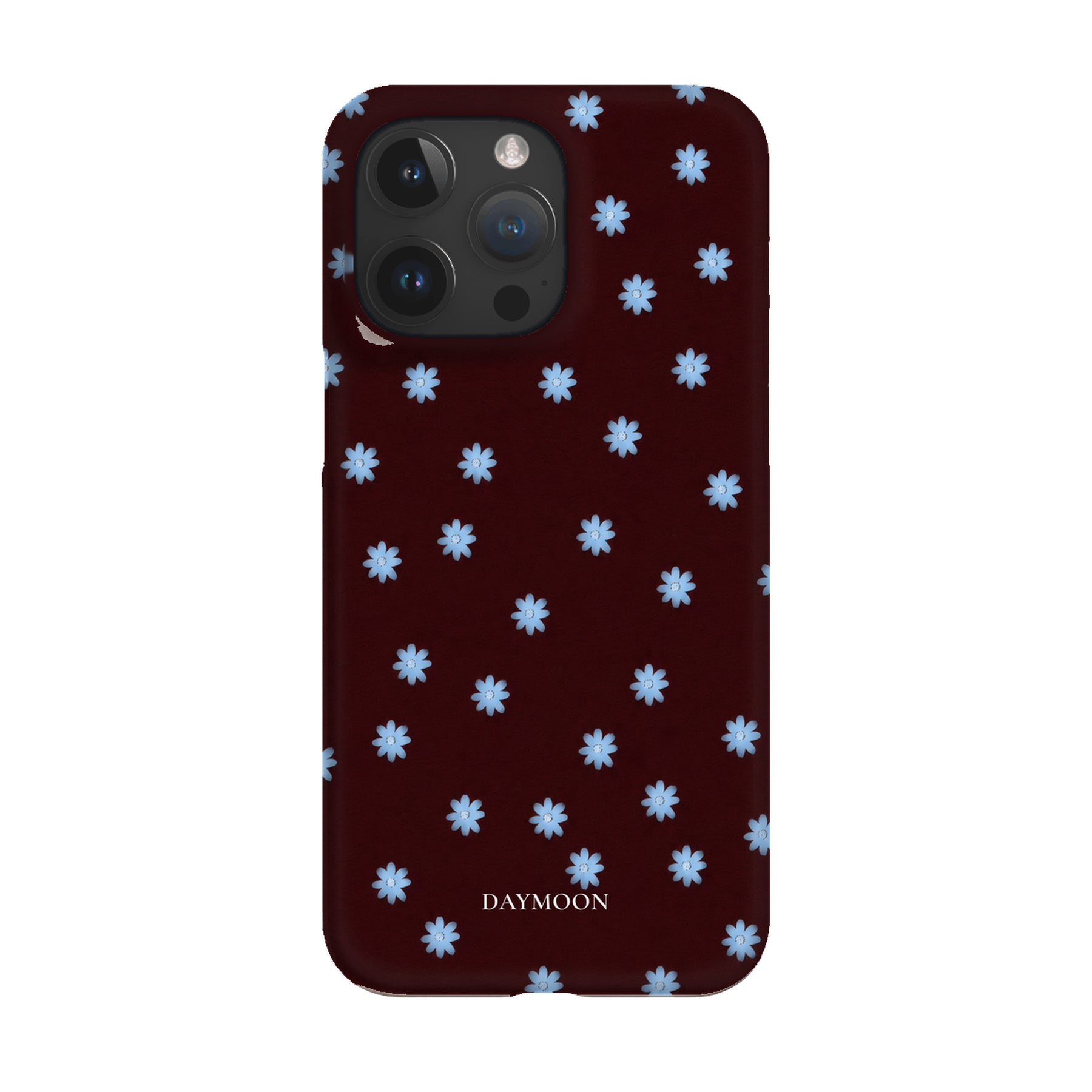 Wine Bloom phone case on iPhone 15 Pro Max, Single Layer