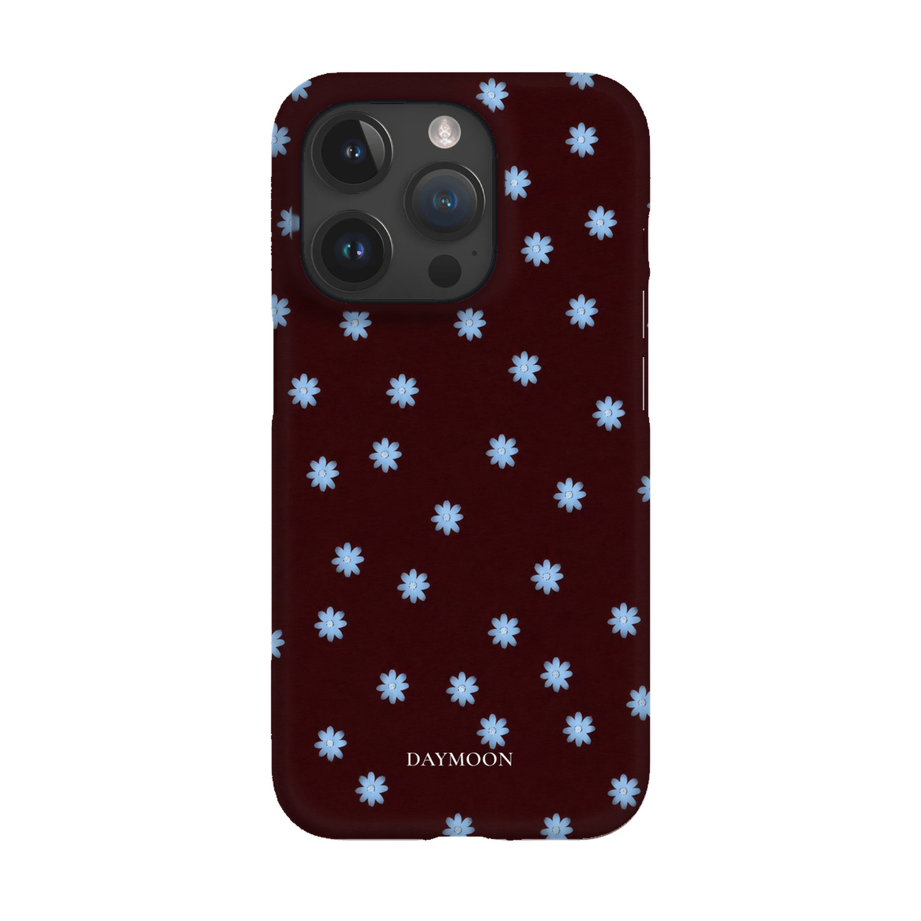 Wine Bloom phone case on iPhone 15 Pro, Single Layer