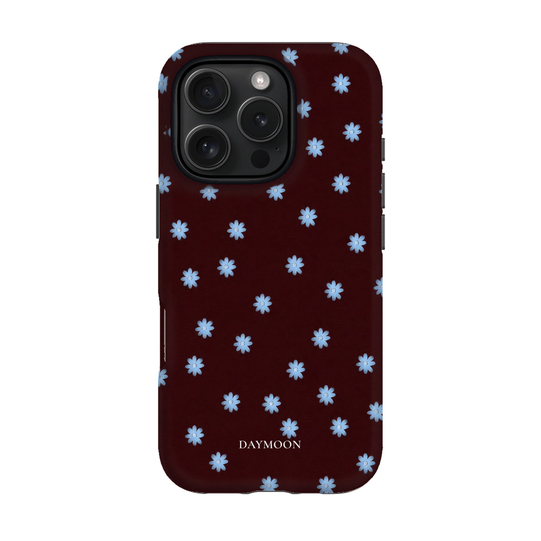 Wine Bloom phone case on iPhone 16 Pro, Dual Layer